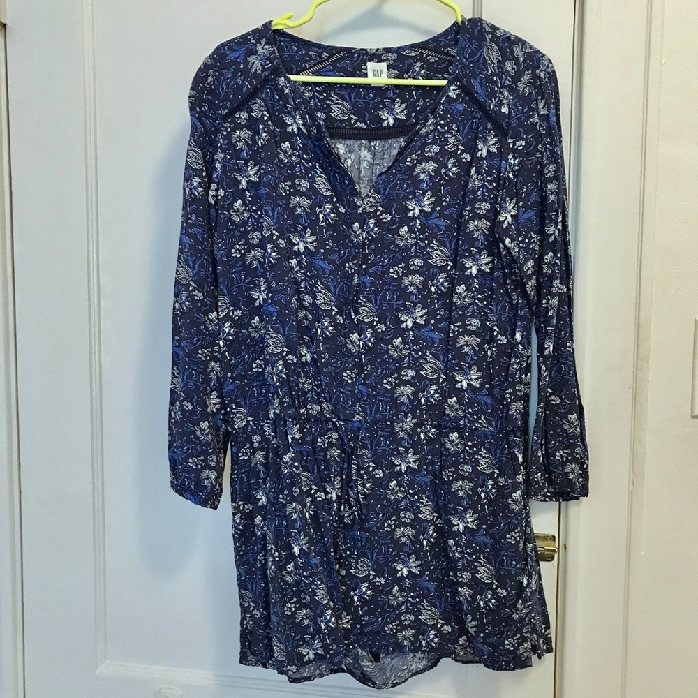 Gap Long-sleeve Paisley Romper
